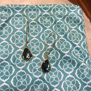 Kendra Scott abalone drop earrings