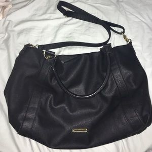 steve madden black leather purse🖤