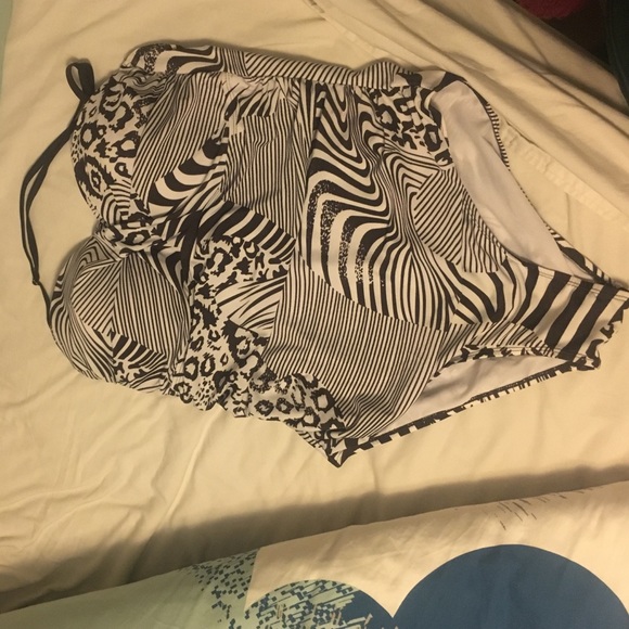 Animal print one piece