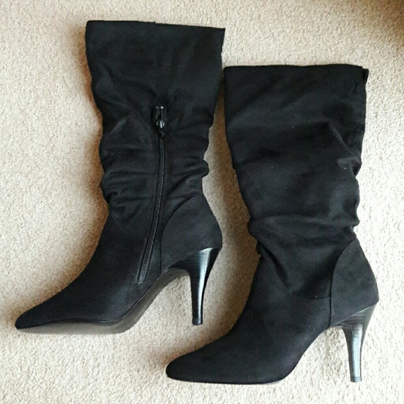 Nordstrom Shoes - BRAND NEW black suede boots