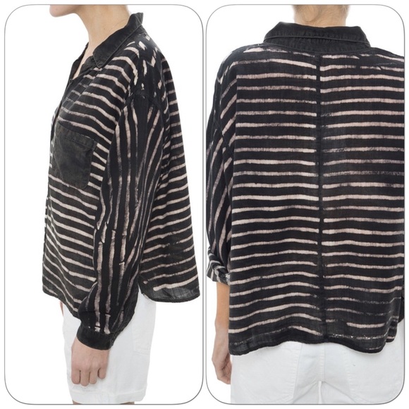 Luxury casual wear designer hand painted shirt - Picture 2 of 4