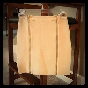 Moving sale! Bebe mini skirt can tan and gold