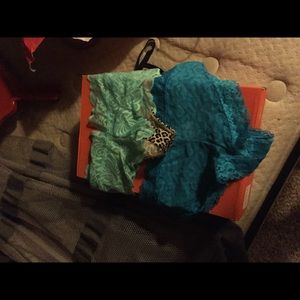 Pink panties never been worn