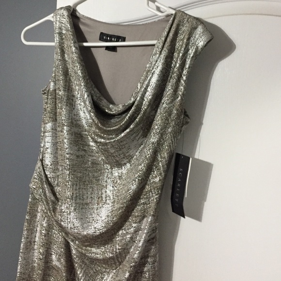 Cocktail silver dress