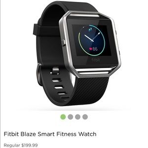 A Fitbit Blaze, worn twice, great condition!