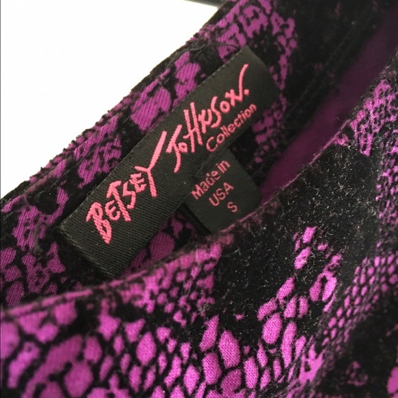 Betsey Johnson retro lace embroidered purple dress