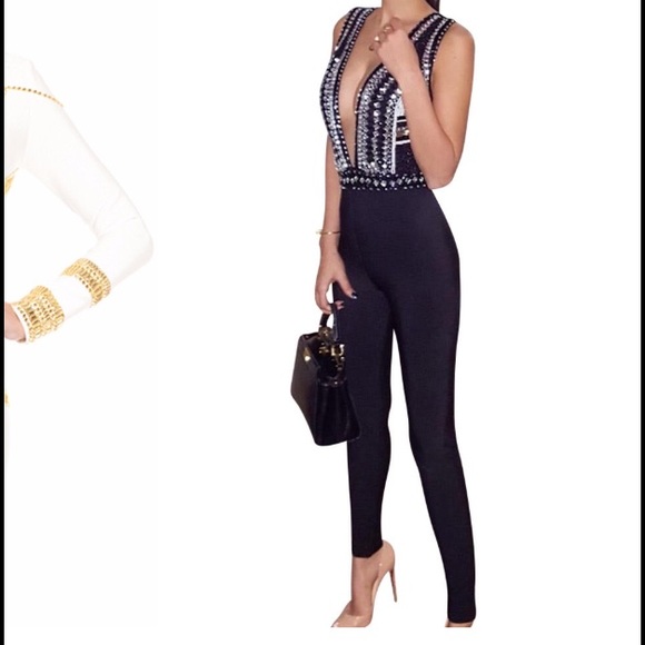 Reve Boutique Embellished Jumpsuit