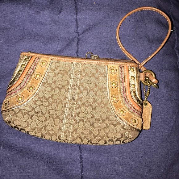 Vintage coach clutch
