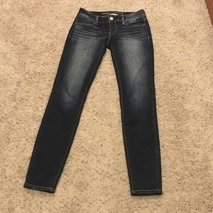 American Eagle blue jeggings
