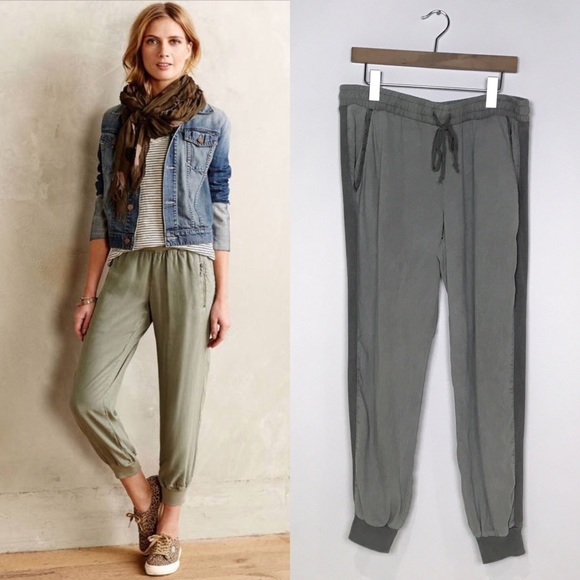 Anthropologie Pants - [Anthropologie] Cloth & Stone Olive Jogger Pants M