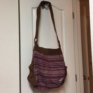 Striped Roxy purse