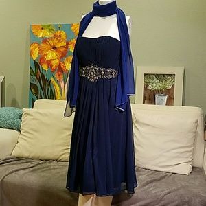 New Navy blue prom/wedding dress