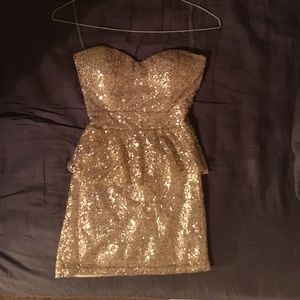 Gold Sequin dress