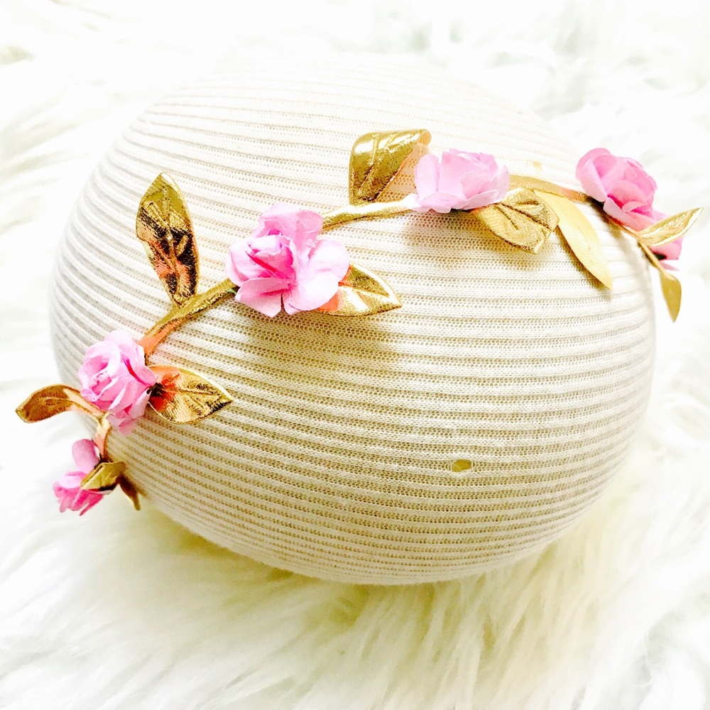 Small flower garland, flower headband,newborn, - Picture 1 of 2
