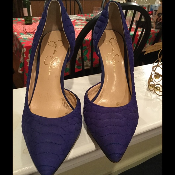 Caldas Quilted Dorsay Heels