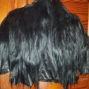 SOLD 🎁 Goat monkey fur half jacket