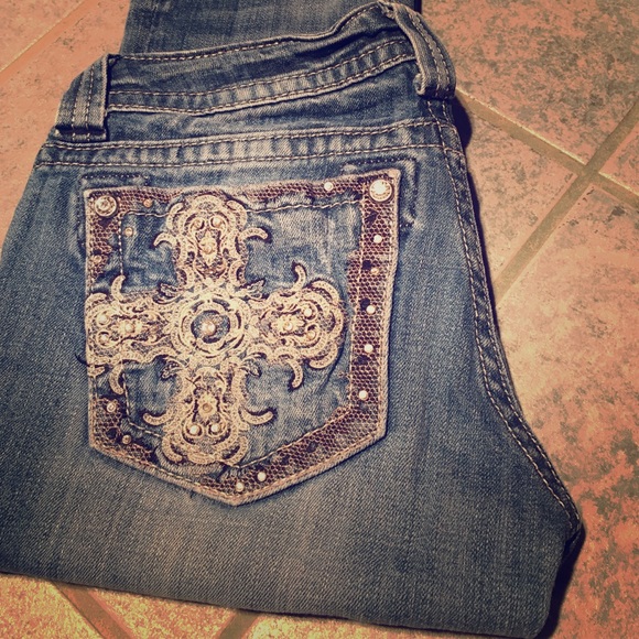 Size 27, Boot cut, Miss Me Jeans
