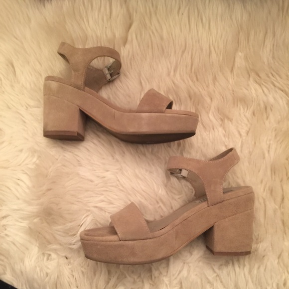 nude heeled sandals