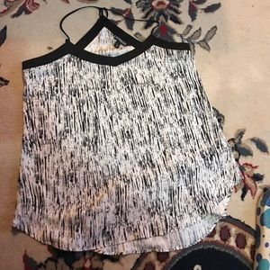 Express sleeveless v-neck dressy tank top