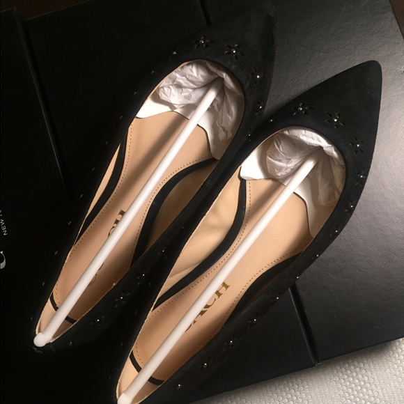 Coach flats 6.5 BLK