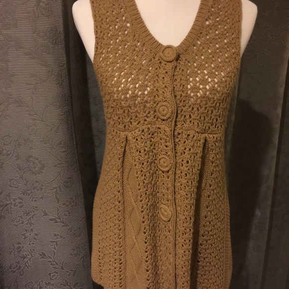 Sweater tunic vest