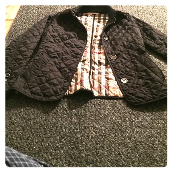 Burberry brit quilted coat
