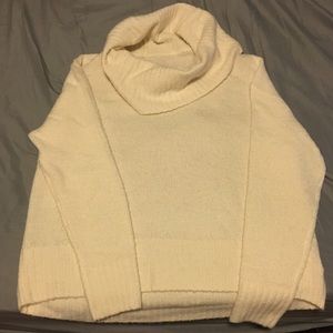 Michael Kors Cream Off-white Cowl Neck Sweater