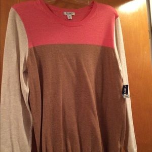 Color block sweater