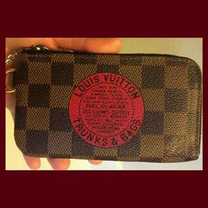 LIMITED EDITION DAMIER EBENE KEY POUCH