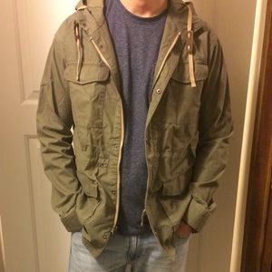 Military Style Jacket (Hooded)