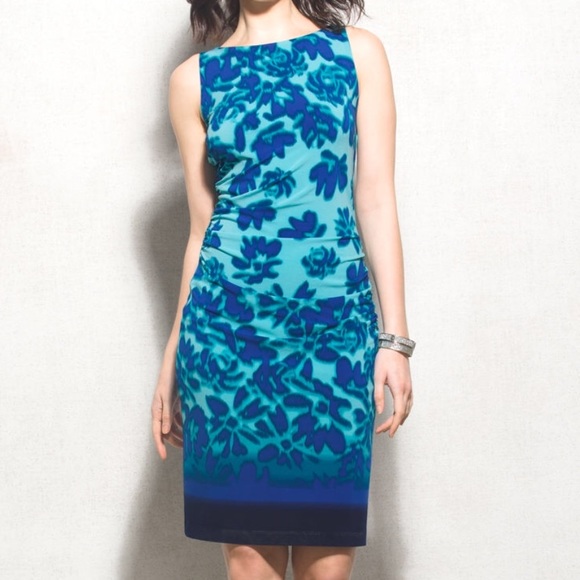 Luxe by Carmen Marco Valvo beautiful Floral Dress.