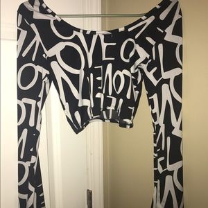 Love Crop Top