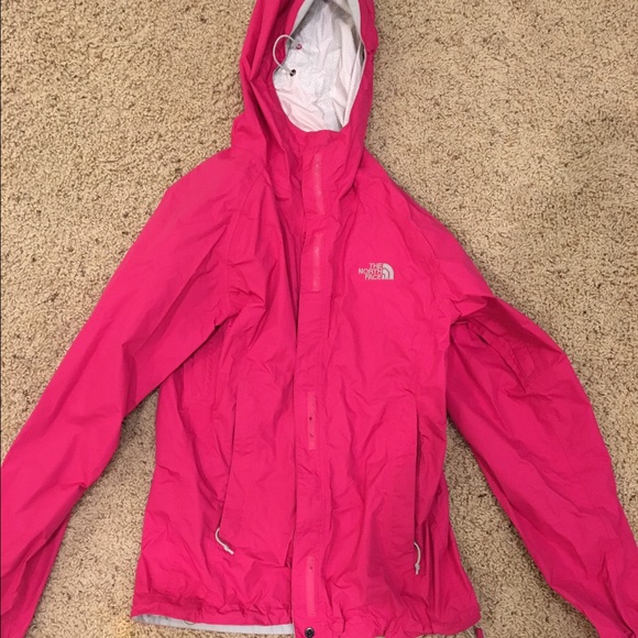 North Face rain coat