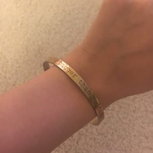 "My Faith Is Bigger Than My Fear" Bangle