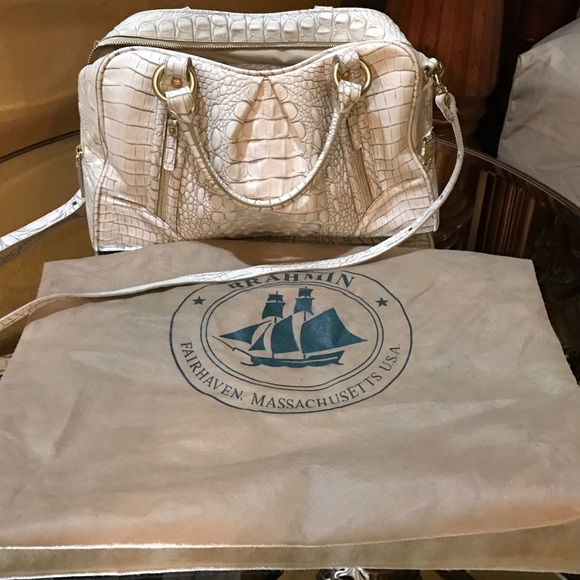 BRAHMIN leather satchel