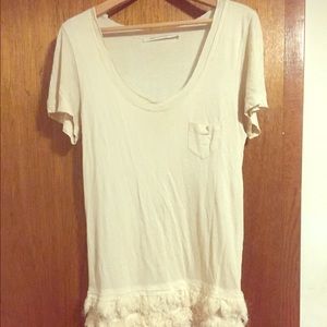 Diane Von Furstenberg  feather dress