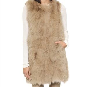 Theory Fox Fur Vest