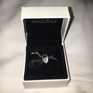 Lock key and heart pandora charm