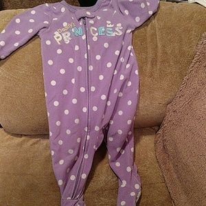 Fleece footie pjs