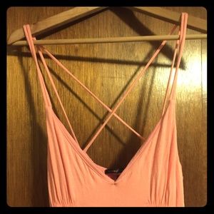 Victoria's Secret maxi long pink jersey dress