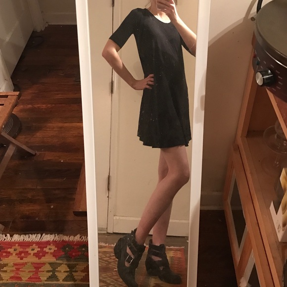 Black swing dress