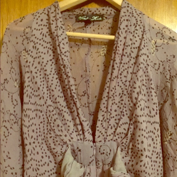 Maxi crepe dress