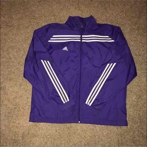 Vintage Purple Adidas Track Jacket