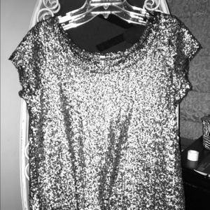Free People Sequin Shirt