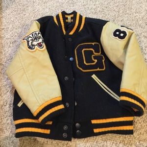 Toddler letterman jacket