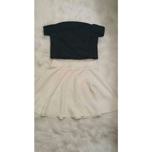 Off the shoulder crop top