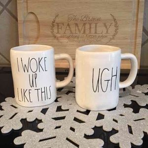 Rae Dunn "ugh" set