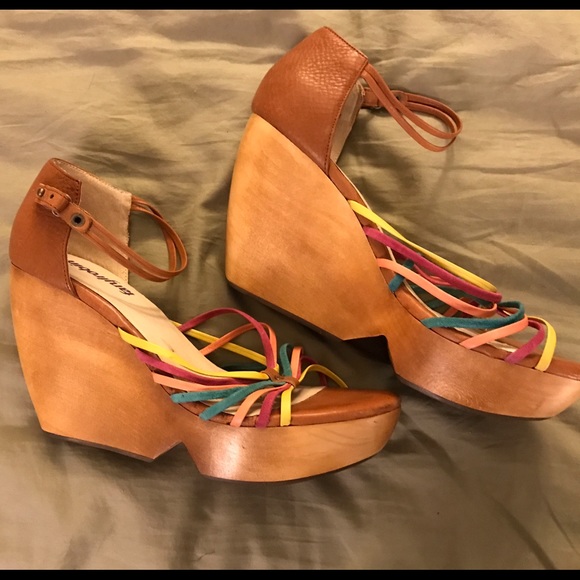 Farylrobin Wooden Wedge Platforms