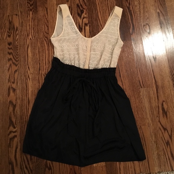 Black and white dress