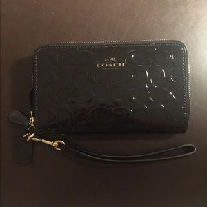Coach double zipped Wallet